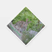 Gelukkige Verjaardag Mama Bunny Servet (Hoek)