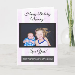 Gelukkige Verjaardag Mama Gepersonaliseerde Fotoka Kaart