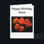 Gelukkige verjaardag mama kaart<br><div class="desc">Happy Birthday Mum kaart,  ontworpen met bloemen</div>