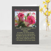 Gelukkige verjaardag mama kaart (Gele Bloem)