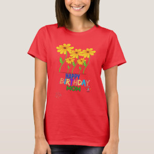 Gelukkige Verjaardag Mama-mama-moeder-gewoonte T-shirt