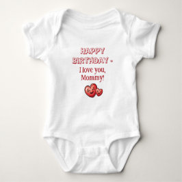 Gelukkige Verjaardag Mama, Moederdag Gift, Custom Romper