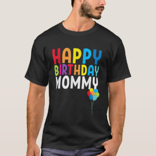 Gelukkige verjaardag mama schattige peuter moeders t-shirt