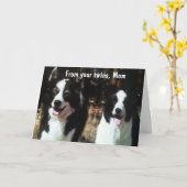 GELUKKIGE VERJAARDAG MAMA VAN JE TWEELING KAART (Gele Bloem)