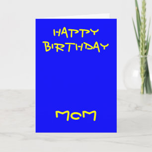 Gelukkige verjaardag mama wenskaarten kaart