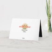 Gelukkige Verjaardag Mandala Cosmic Galaxy Kaart (Achterkant)