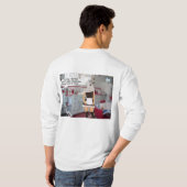 Gelukkige verjaardag, mannen t-shirt Alpaca (Achterkant volledig)