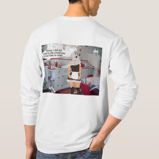 Gelukkige verjaardag, mannen t-shirt Alpaca (Achterkant)