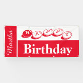 Gelukkige verjaardag Martha Spandoek (Horizontaal)