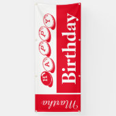 Gelukkige verjaardag Martha Spandoek (Verticaal)