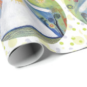 Gelukkige Verjaardag Matte Wrapping Paper Cadeaupapier (Rol Hoek)