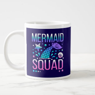 Gelukkige verjaardag Meermin Squad Oceaan Feest De Grote Koffiekop