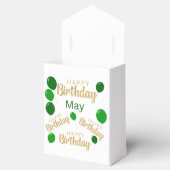 Gelukkige verjaardag mei verjaardagen bedankdoosjes (Geopend)