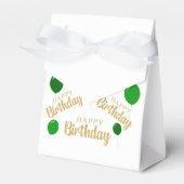 Gelukkige verjaardag mei verjaardagen bedankdoosjes (Voorkant Zijde)