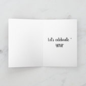 GELUKKIGE VERJAARDAG MET *AL MIJN LIEFDE* VIEREN " KAART (Binnen)