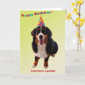 Gelukkige verjaardag met Berner Kaart (Gele Bloem)