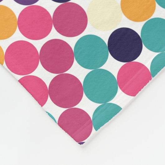 Gelukkige Verjaardag met Douanetekst Rode Groene K Fleece Deken (Hoek)