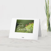 Gelukkige verjaardag met een klein lieveheersbeest kaart (Achterkant)