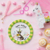 Gelukkige verjaardag met je Chihuahia Dog Party Papieren Bordje (Feest)