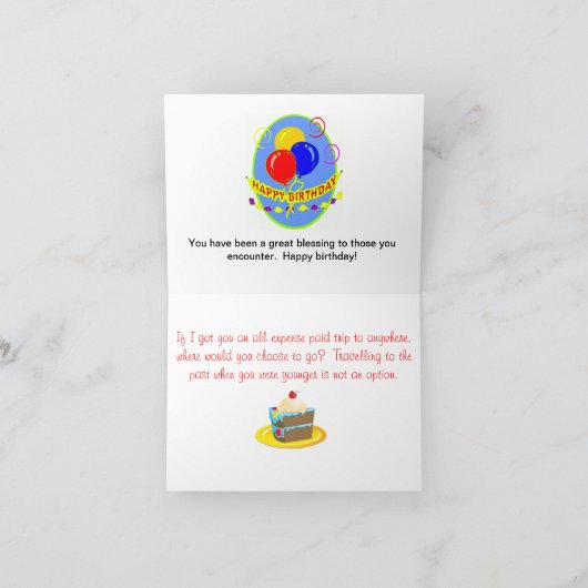 Gelukkige Verjaardag met Joey Kaart (Binnen)