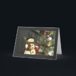 GELUKKIGE VERJAARDAG MET KERST / KERST SNEEUWMAN FEESTDAGEN KAART<br><div class="desc">Hij is gewoon zo opgewonden deze KERST voor hij krijgt om te zeggen GELUKKIGE VERJAARDAG aan "uw" vriend of familielid vieren hun VERJAARDAG OP DE KERSTVAKANTIE SEIZOEN. Het kan op elk moment in het vakantieseizoen zijn,  en ze zullen weten dat je op een "speciale manier" aan hen dacht</div>