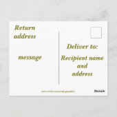 Gelukkige verjaardag, met kleurrijke papegaai op b briefkaart (Achterkant)