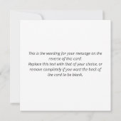 Gelukkige Verjaardag met Leuke Schaap Ontwerp Illu Kaart (Achterkant)