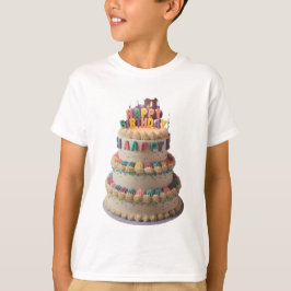 Gelukkige verjaardag met liefde t-shirt