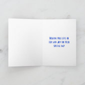 Gelukkige Verjaardag met martian vreemdeling Kaart (Binnen)