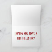 Gelukkige Verjaardag met piano ebbenhout en ivoor Kaart (Binnen)