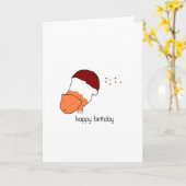 Gelukkige verjaardag met Proefkonijn Kaart (Gele Bloem)