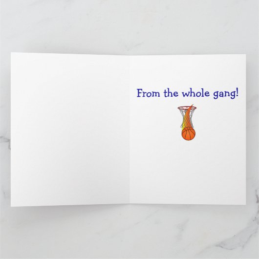 Gelukkige Verjaardag met Vliegtuig van de Hele Ben Kaart (Binnen)