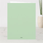 Gelukkige verjaardag met vlinders kaart (Achterkant)