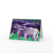 Gelukkige Verjaardag met Zebra's met een zonnebril