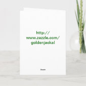 Gelukkige verjaardag met zonnebloemen kaart (Achterkant)