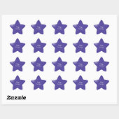 Gelukkige verjaardag Midnight Moon Fantasy Ster Sticker (Vel)