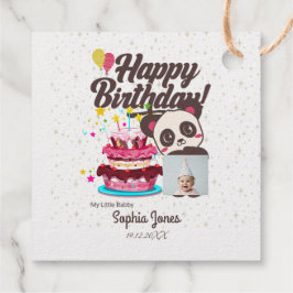 Gelukkige Verjaardag, Mijn Baby - Douanefoto/Naam/ Bedankjes Labels