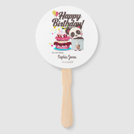 Gelukkige Verjaardag, Mijn Baby - Douanefoto/Naam/ Handwaaier