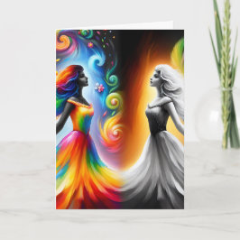 Gelukkige verjaardag, mijn Gemini vriend Kaart