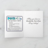 Gelukkige Verjaardag Mijn Kaart van de Vriend van (Binnen)