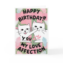 Gelukkige verjaardag, mijn liefde oprechte genegen