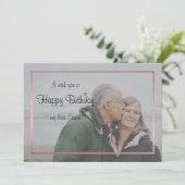 gelukkige verjaardag mijn liefdeskoppel foto & naa kaart (Staand voorkant)