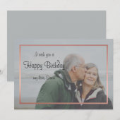 gelukkige verjaardag mijn liefdeskoppel foto & naa kaart (Voorkant / Achterkant)