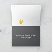 Gelukkige Verjaardag Mijn Man Vriendje Herten Veld Kaart (Binnen)