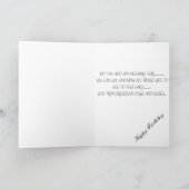 Gelukkige Verjaardag Mijn Vriend Kaart (Binnen)