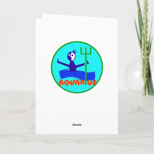 Gelukkige Verjaardag mijn Waterman Vriend, sterren Kaart (Achterkant)