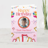 Gelukkige verjaardag mijn zoon, verjaardagskaarten kaart (Voorkant)