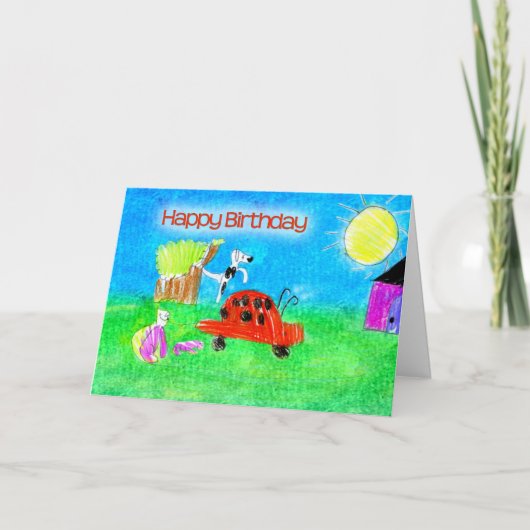 Gelukkige verjaardag Miss Q Kaart (Voorkant)