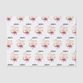 Gelukkige Verjaardag Modern Tissuepapier