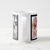 Gelukkige verjaardag moeder, beste moeder, aangepa grote koffiekop (Achterkant)